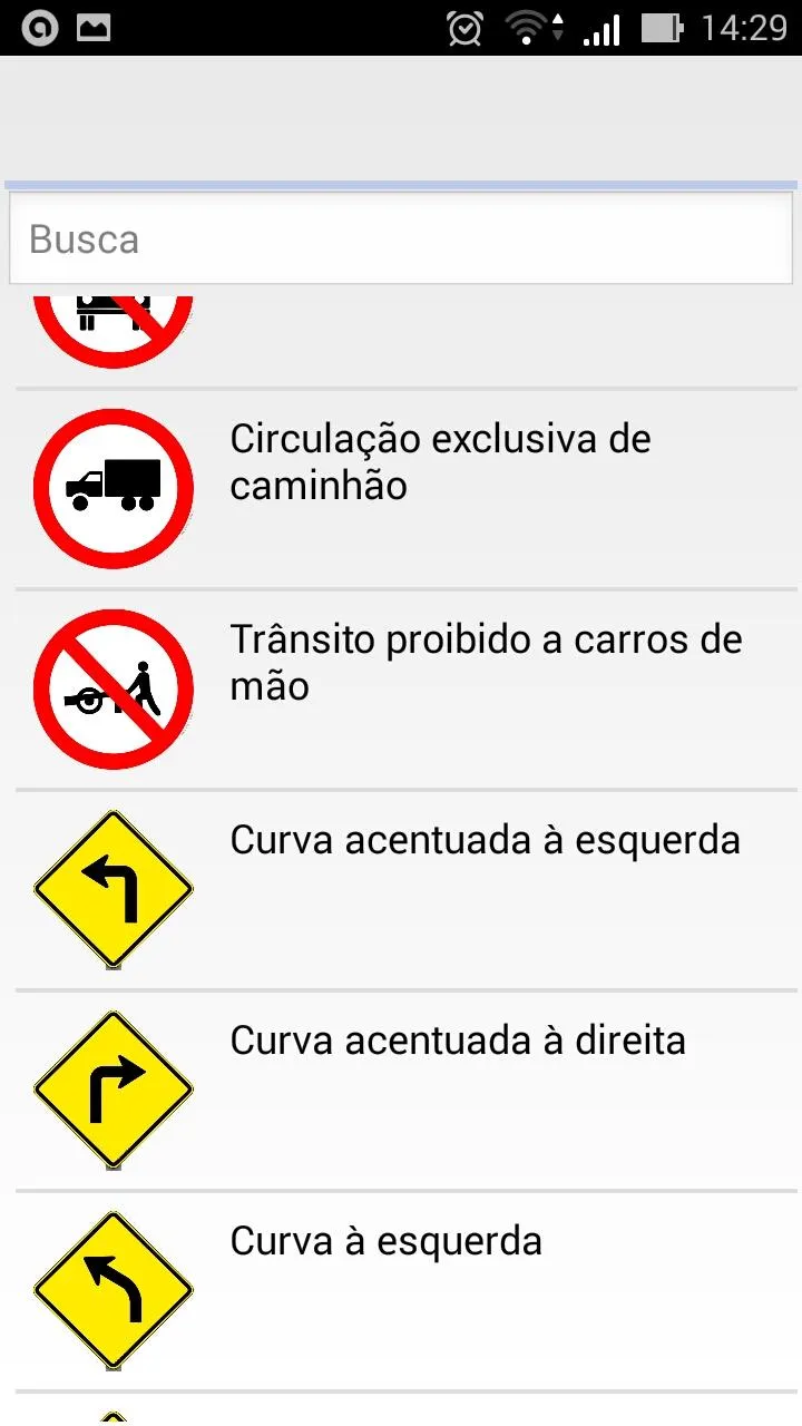 Placas de Trânsito Br | Indus Appstore | Screenshot