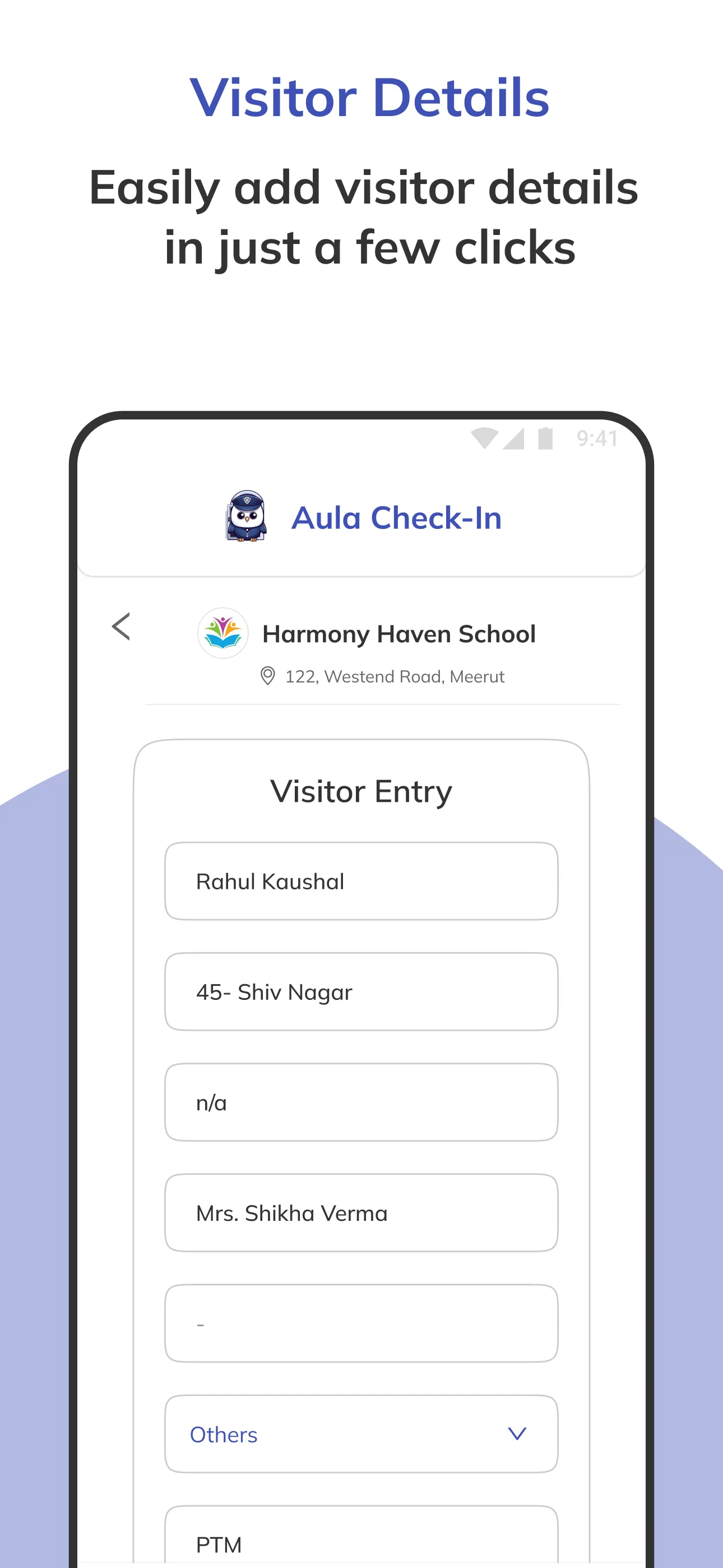 Aula CheckIn | Indus Appstore | Screenshot