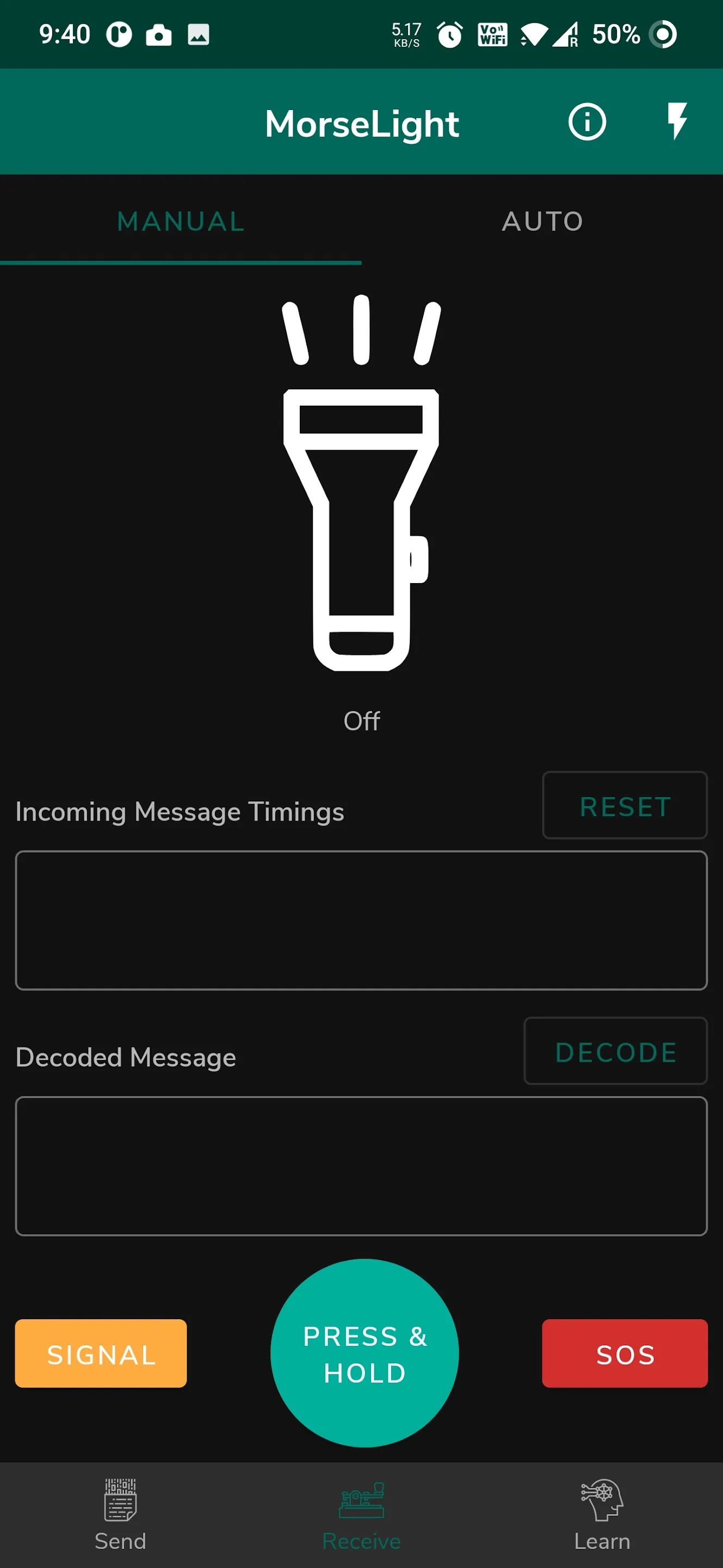 MorseLight - Learn Morse Code  | Indus Appstore | Screenshot