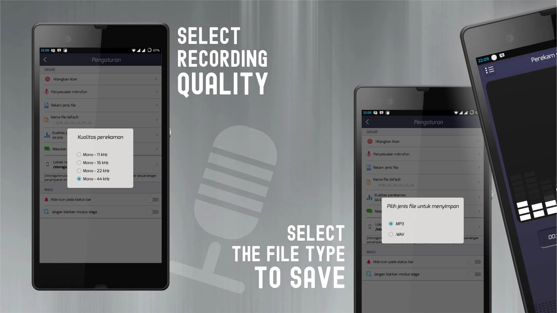 Audio Recording app | Indus Appstore | Screenshot