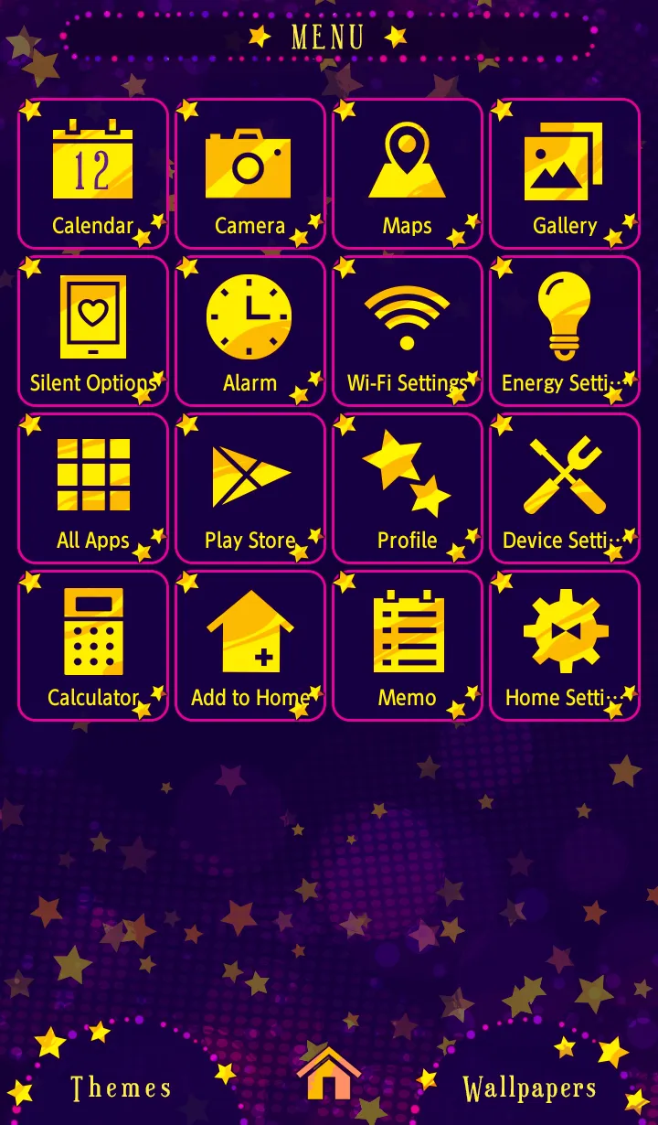 Magical Star Night Theme | Indus Appstore | Screenshot