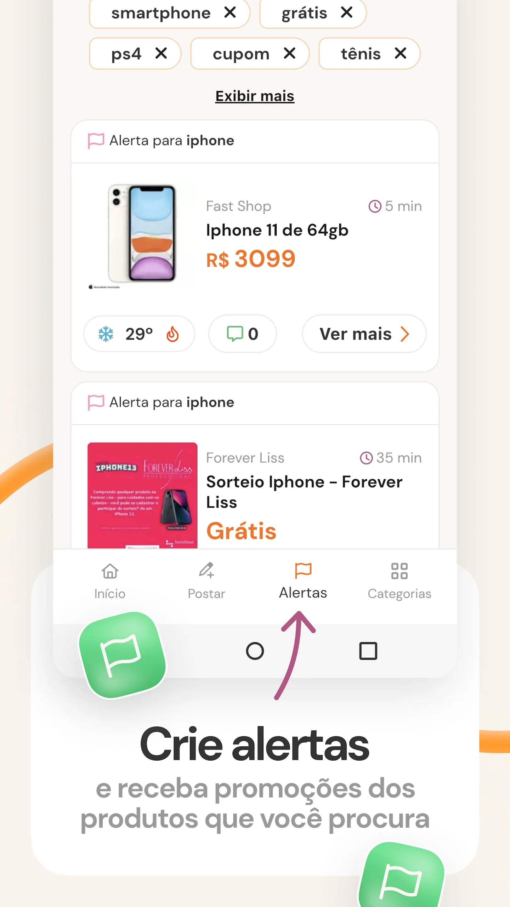 Pelando: promoções e cupons | Indus Appstore | Screenshot