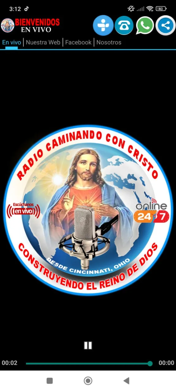 Radio Caminado con Cristo | Indus Appstore | Screenshot