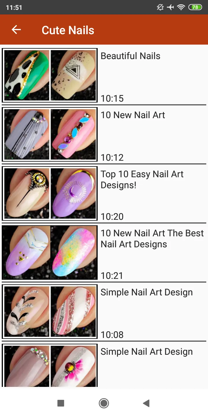 Nail Art Video Tutorials 2020 | Indus Appstore | Screenshot