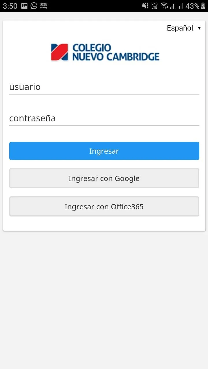 Colegio Nuevo Cambridge | Indus Appstore | Screenshot