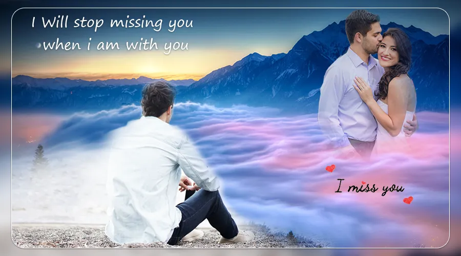 Miss You Photo Frames : Miss y | Indus Appstore | Screenshot