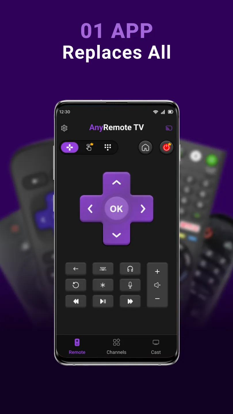 Universal TV Remote for RokuTV | Indus Appstore | Screenshot