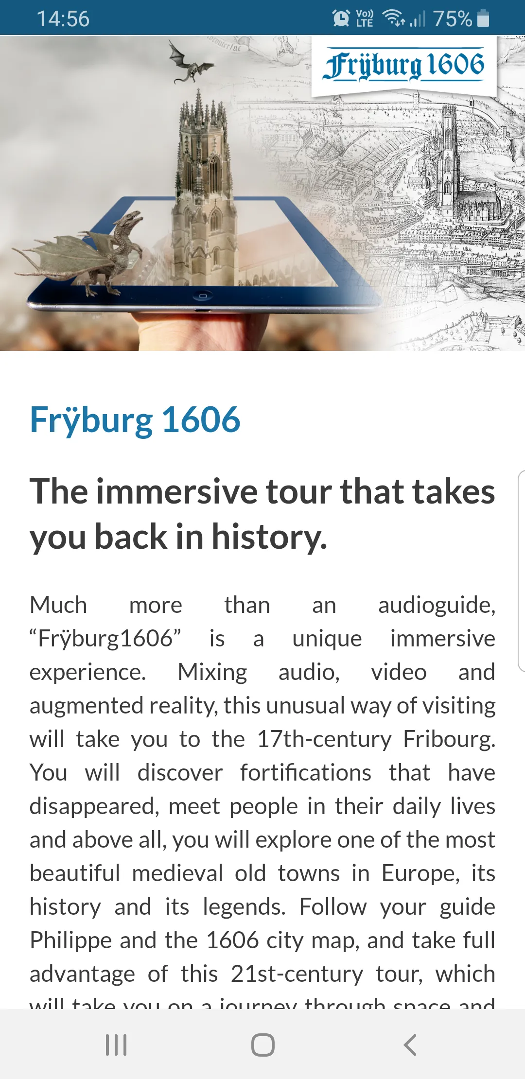 Fribourg Tourisme AR | Indus Appstore | Screenshot