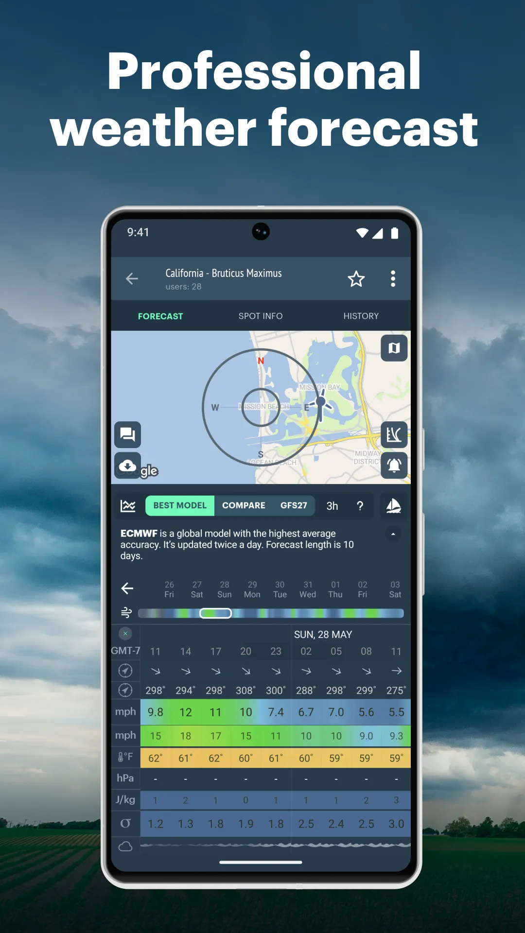 Windy.app - Enhanced forecast | Indus Appstore | Screenshot