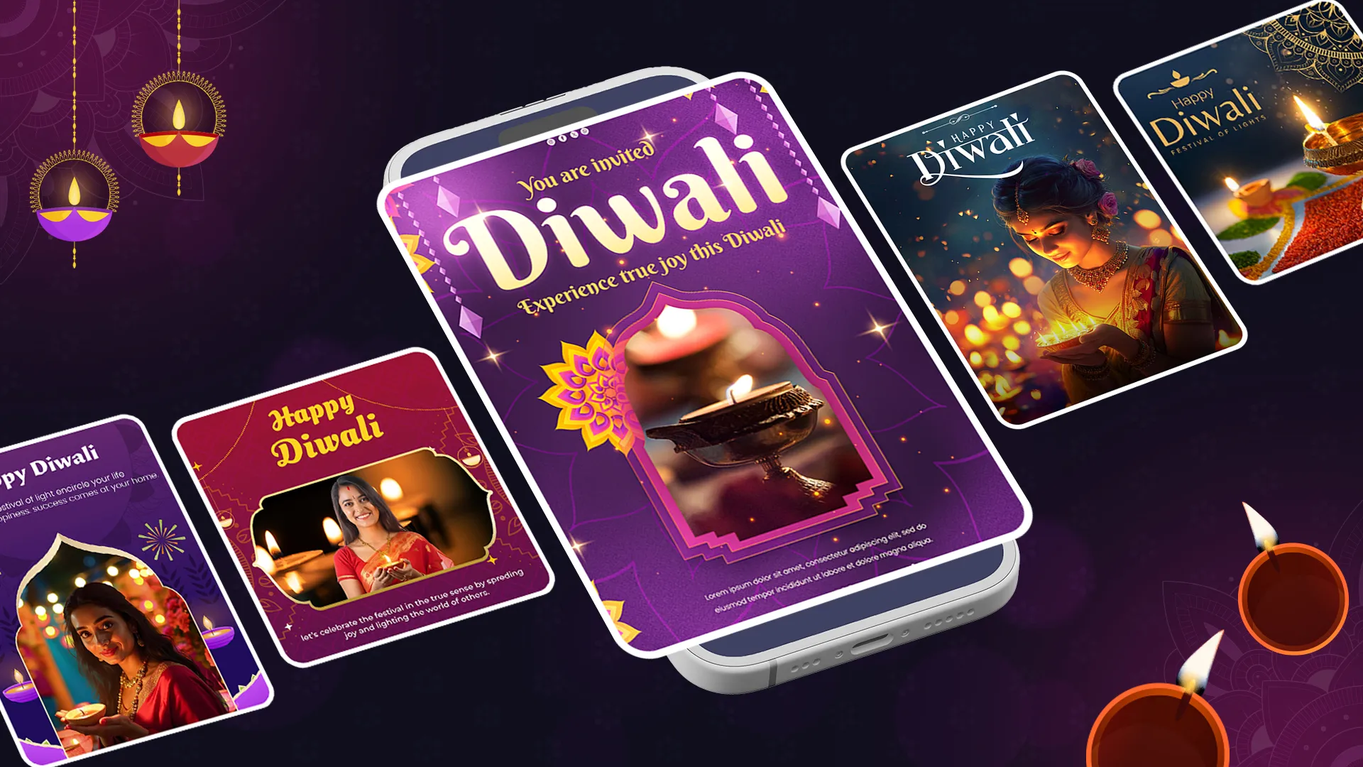 Happy Diwali Photo Frame | Indus Appstore | Screenshot