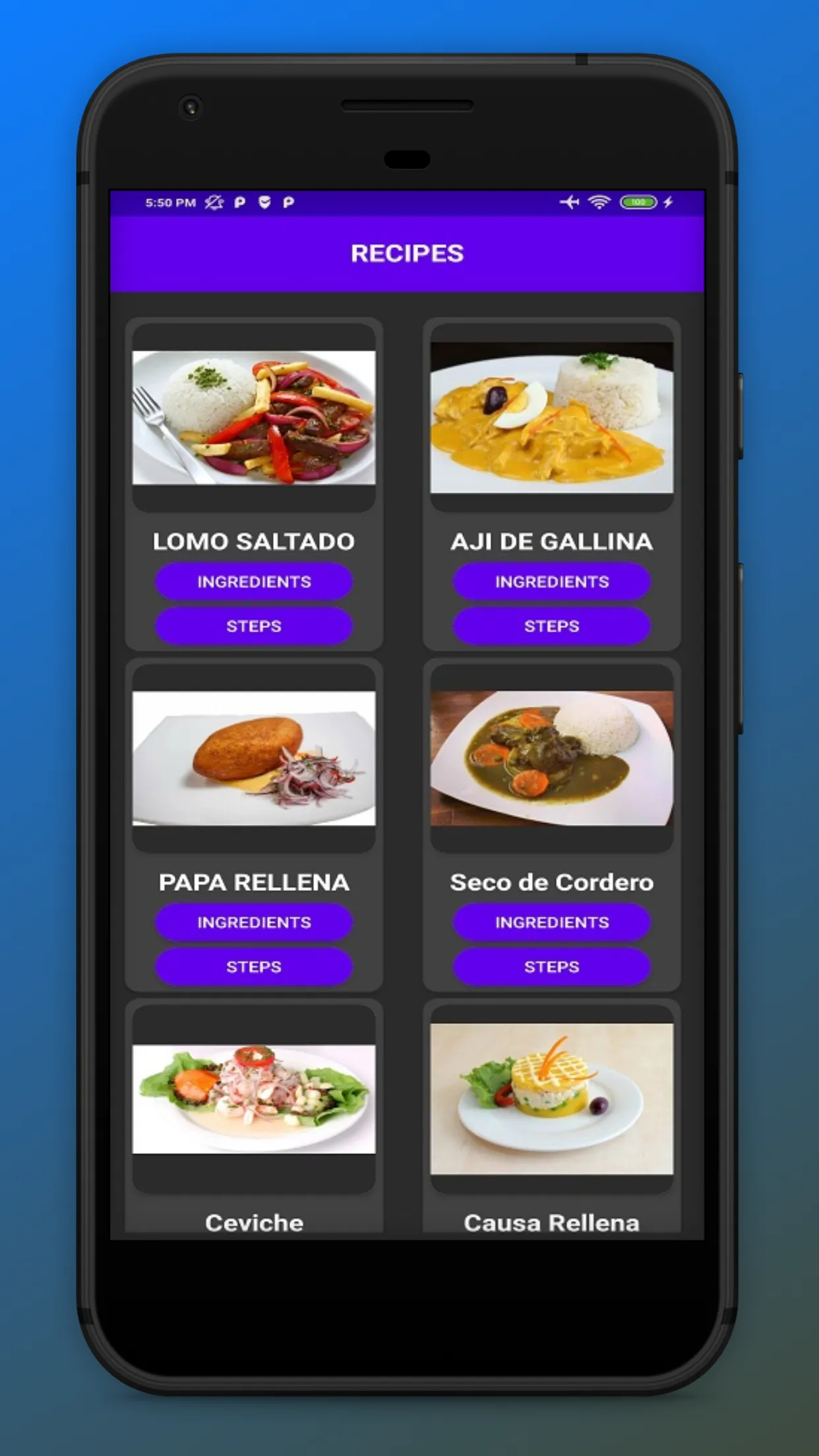 Peruvian Food Recipes | Indus Appstore | Screenshot