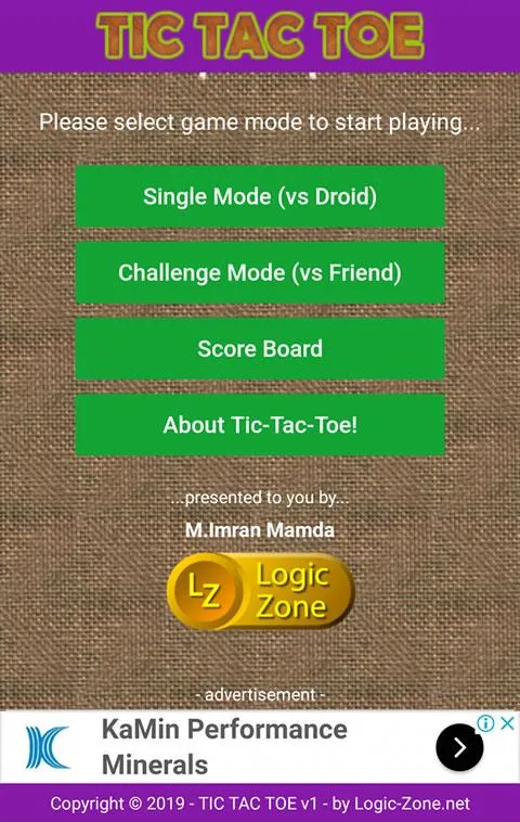 Tic Tac Toe | Indus Appstore | Screenshot