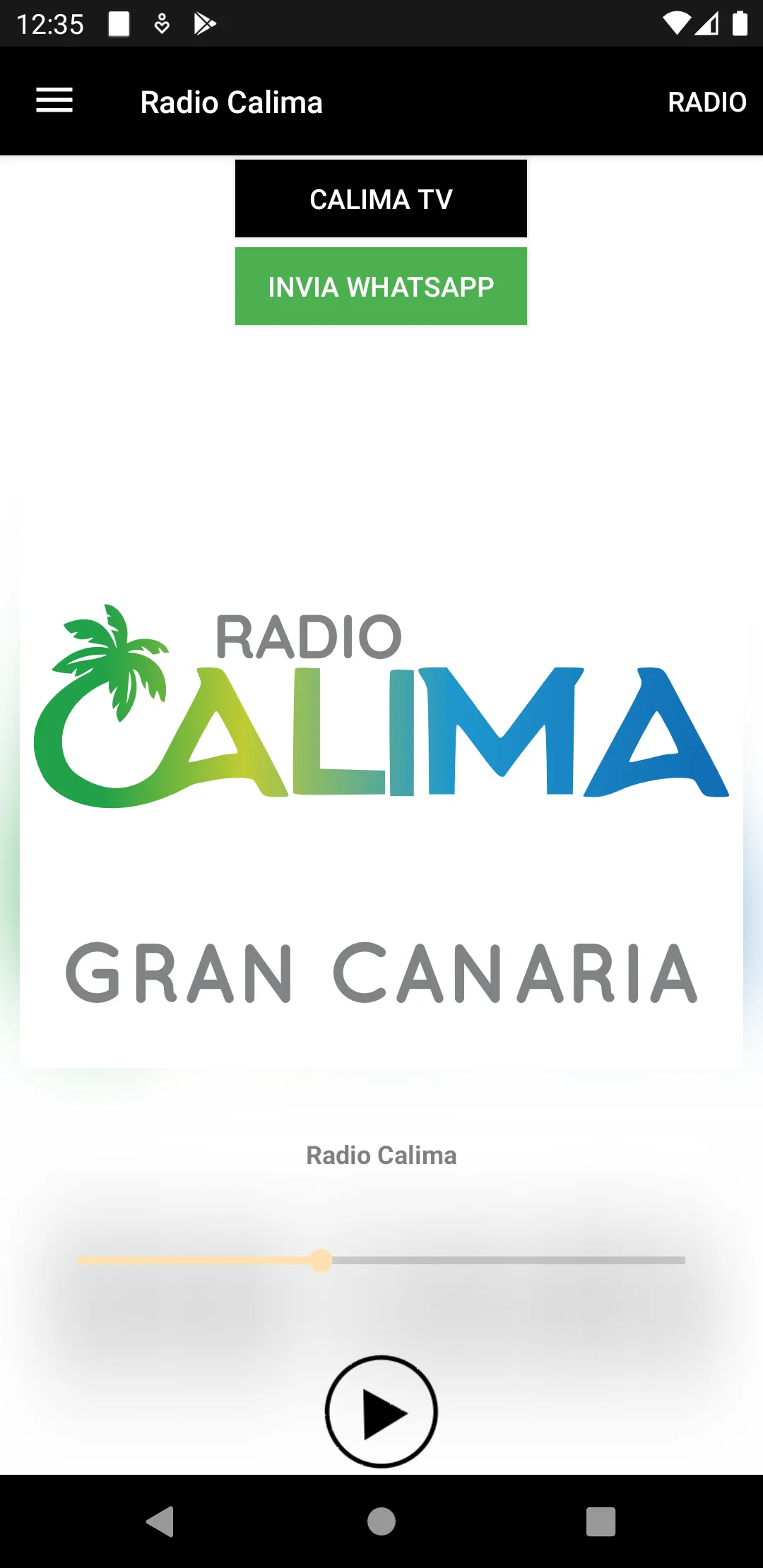 Radio Calima | Indus Appstore | Screenshot