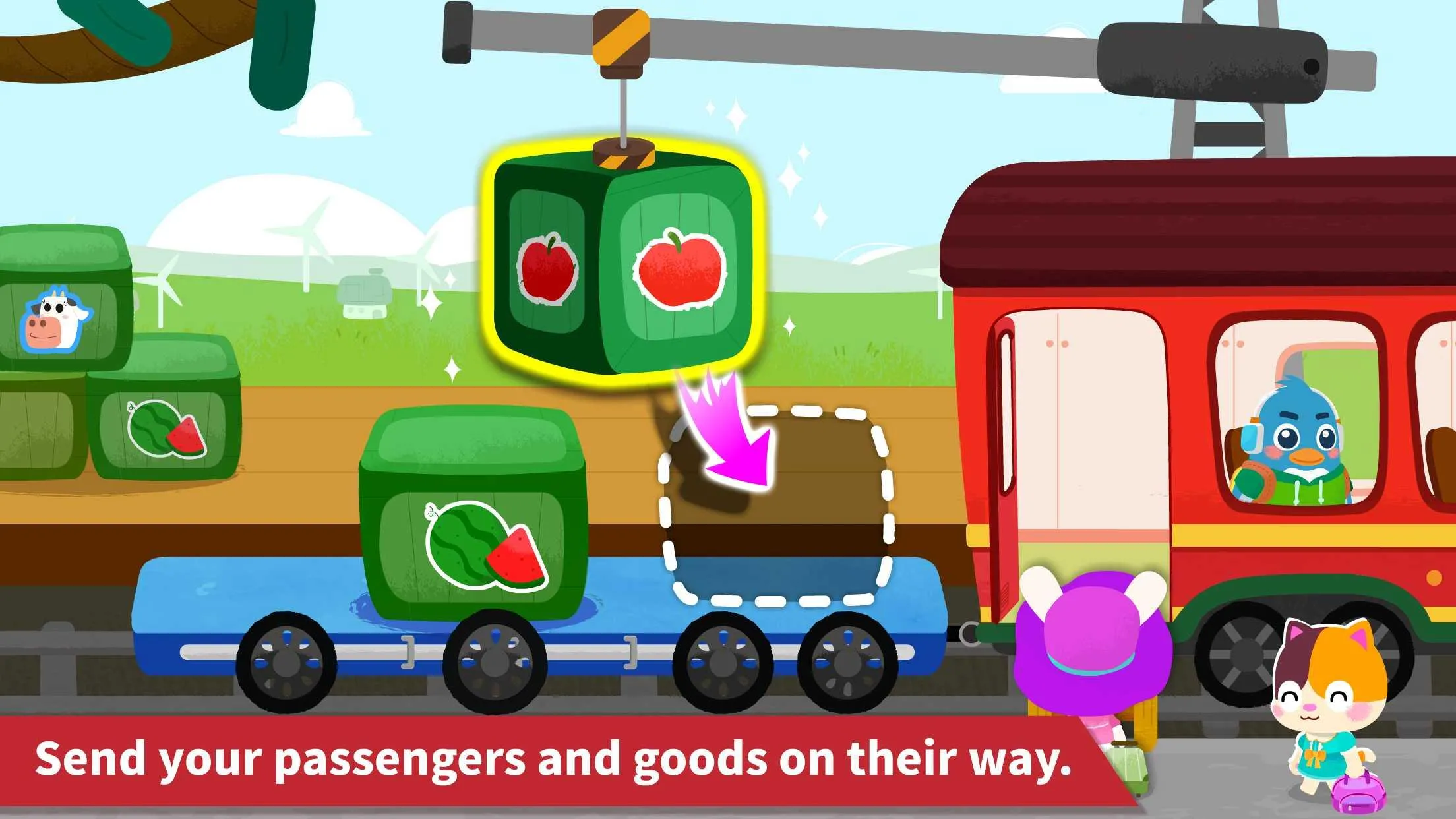 Baby Panda's Train | Indus Appstore | Screenshot