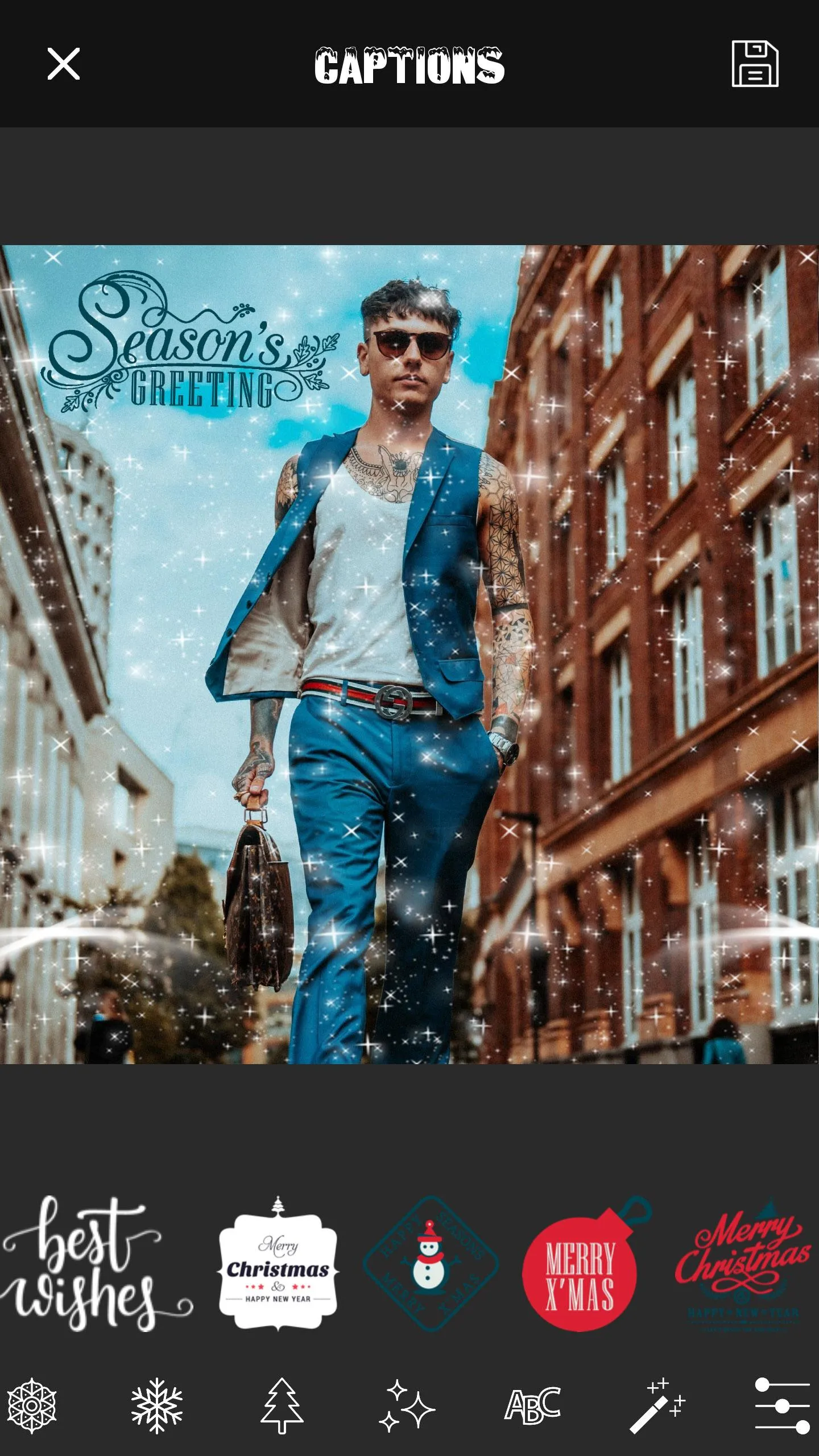 Snowfall Photo Effect | Indus Appstore | Screenshot