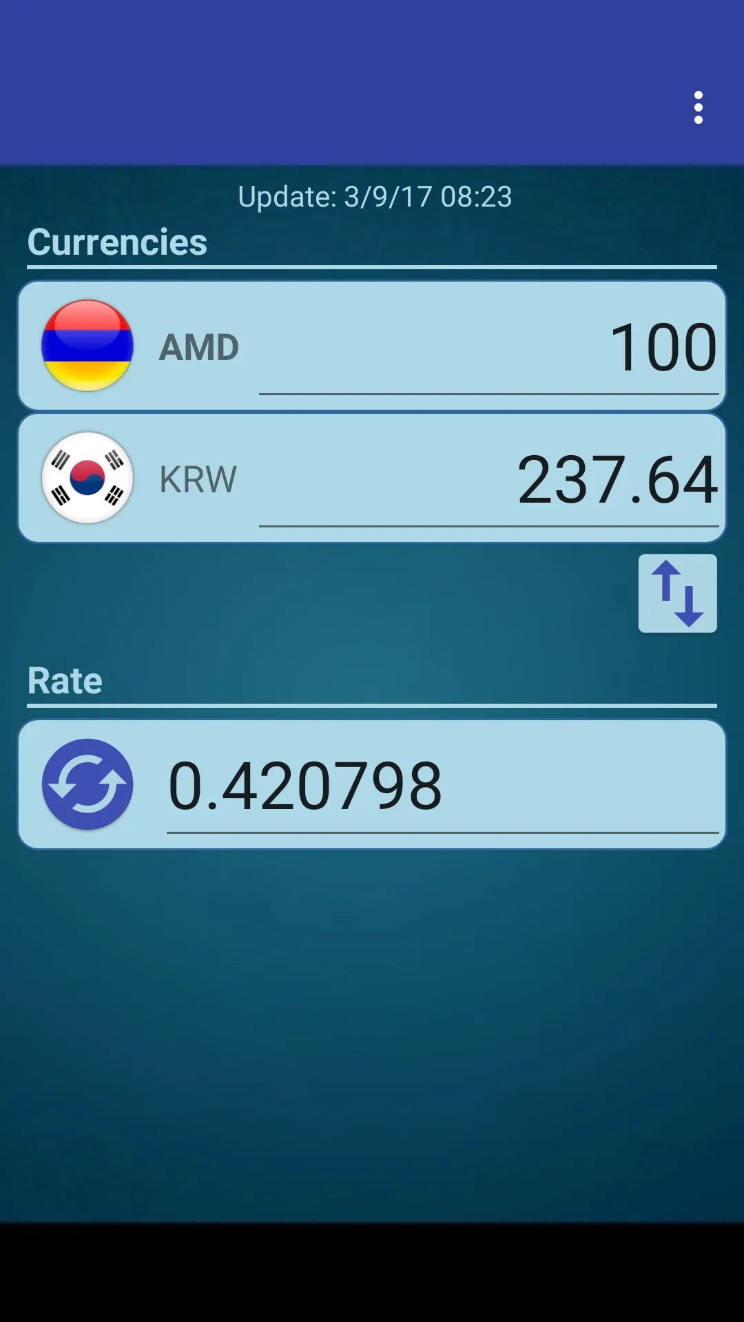 S Korea Won x Armenian Dram | Indus Appstore | Screenshot