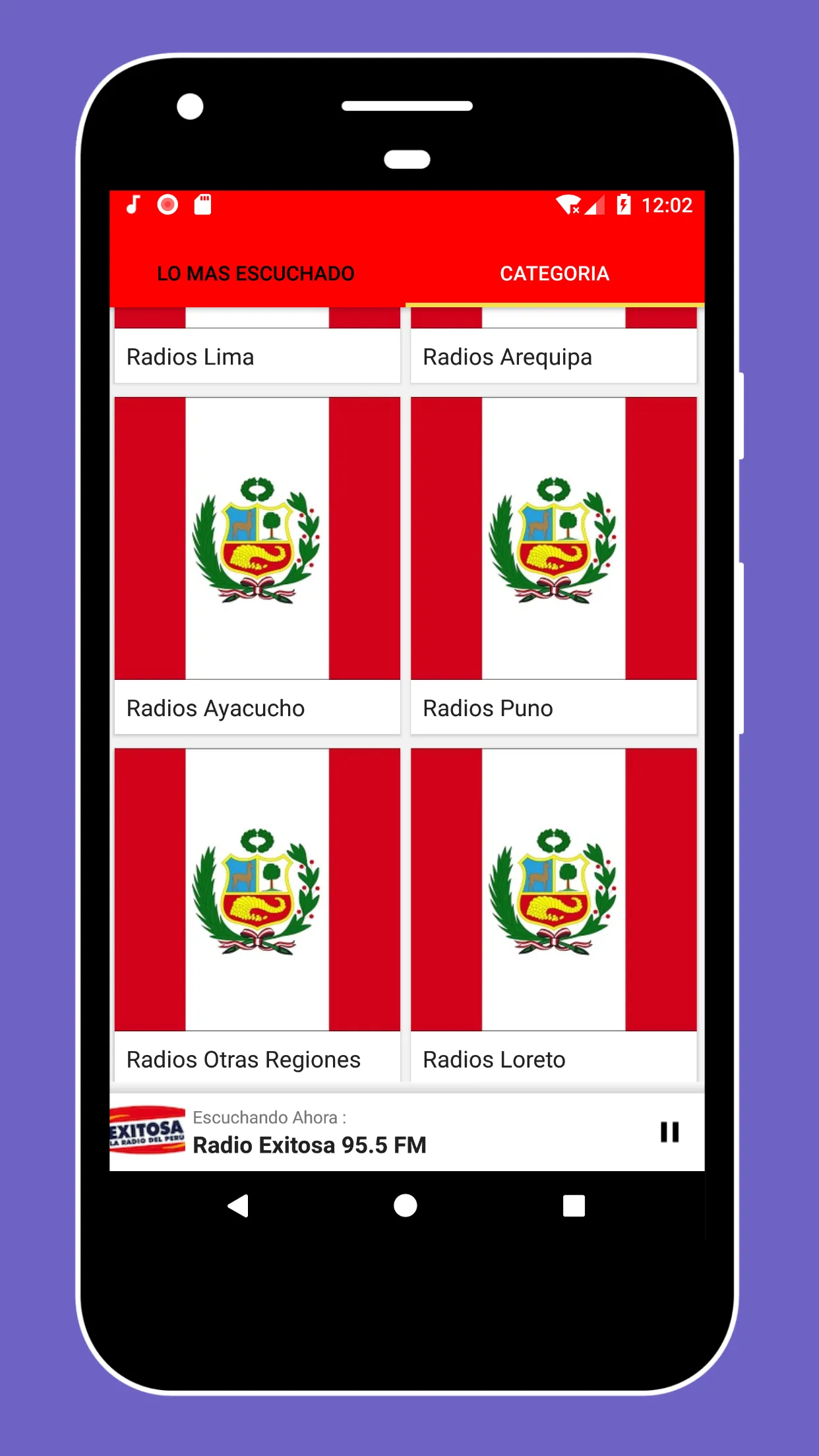 Radio Peru + Radio Peru FM | Indus Appstore | Screenshot