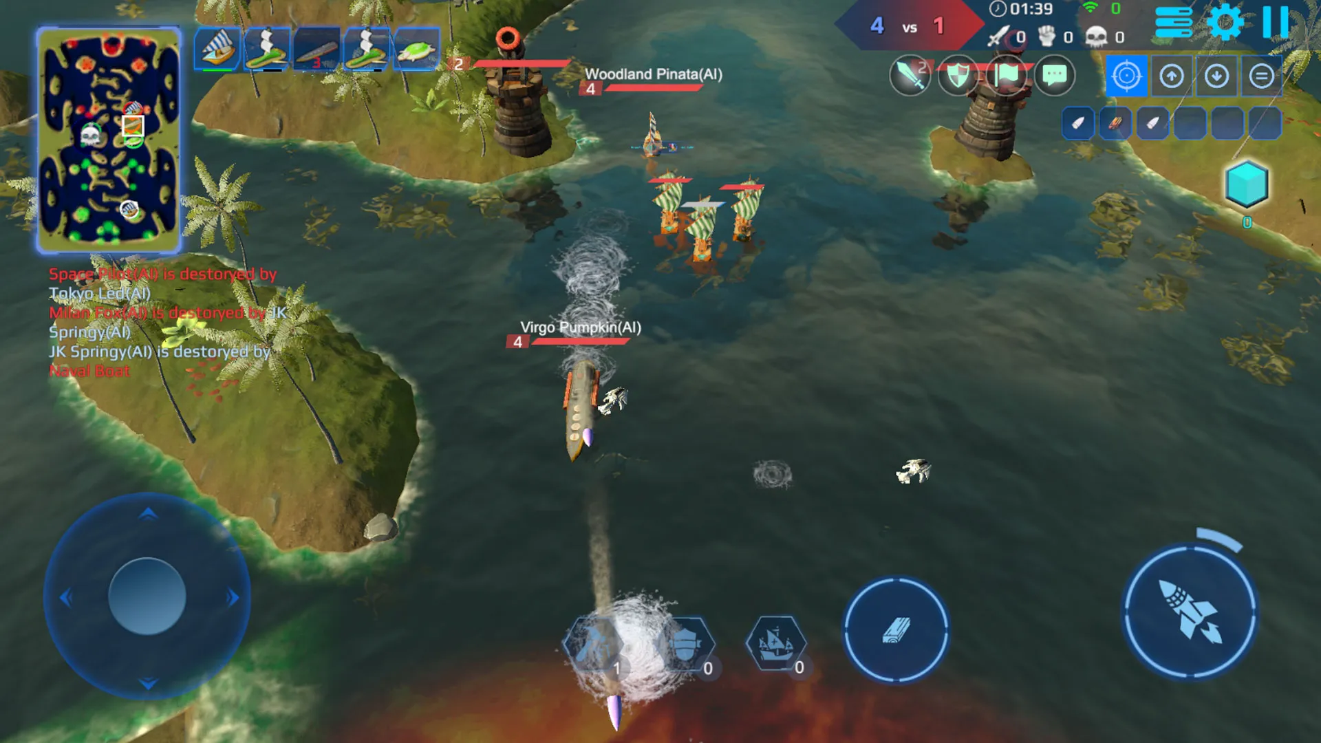 Sea War 5v5 | Indus Appstore | Screenshot