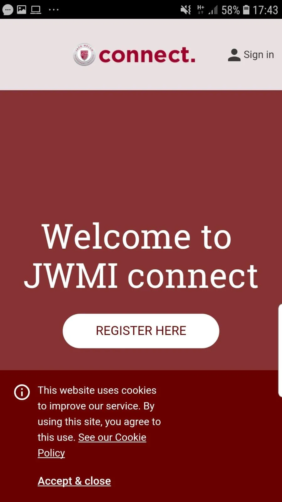 JWMI Connect | Indus Appstore | Screenshot