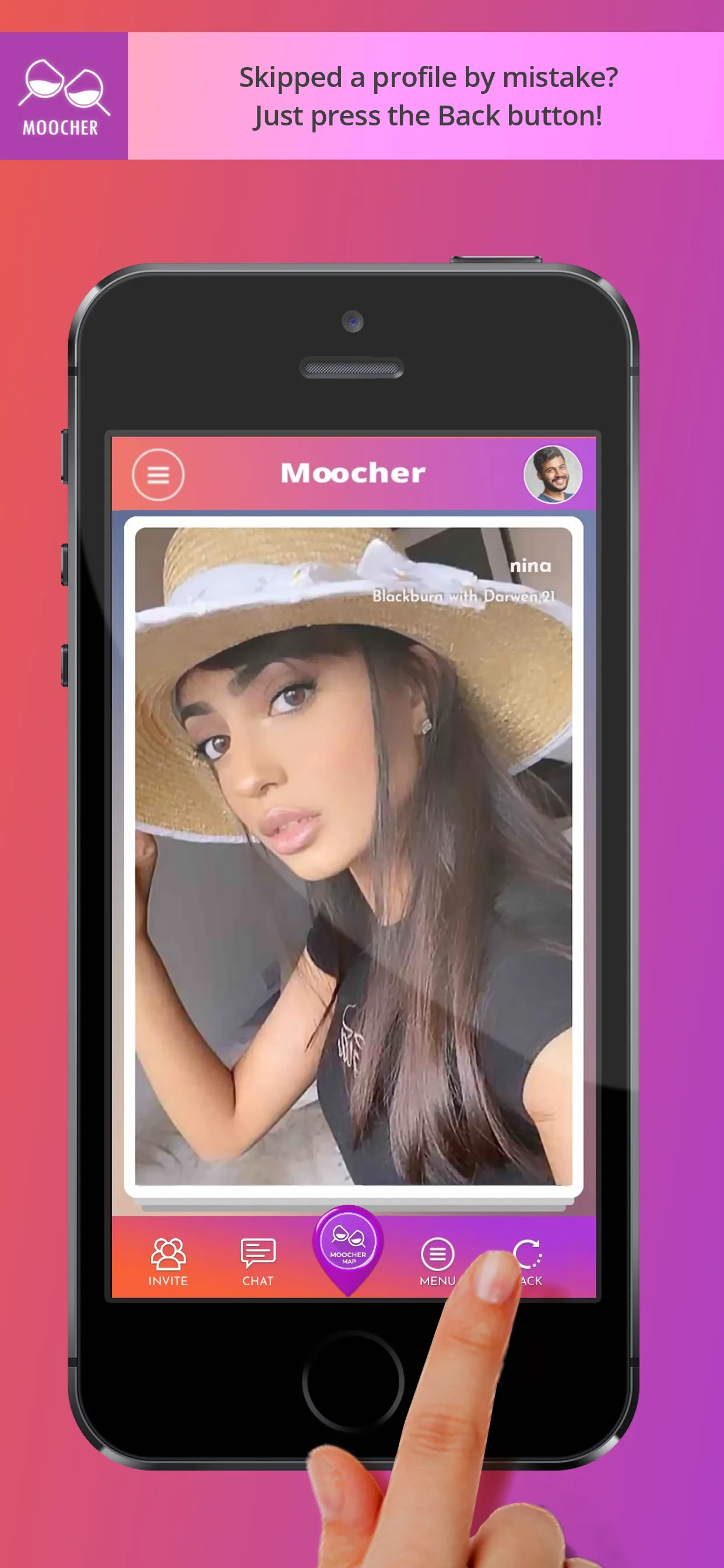 Moocher Social Networking App | Indus Appstore | Screenshot