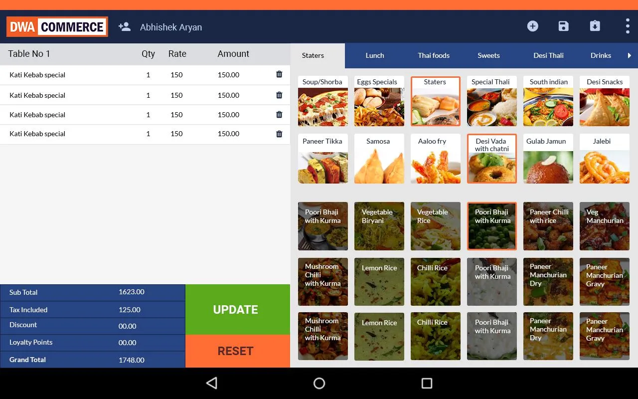 DineIn Restaurant POS | Indus Appstore | Screenshot