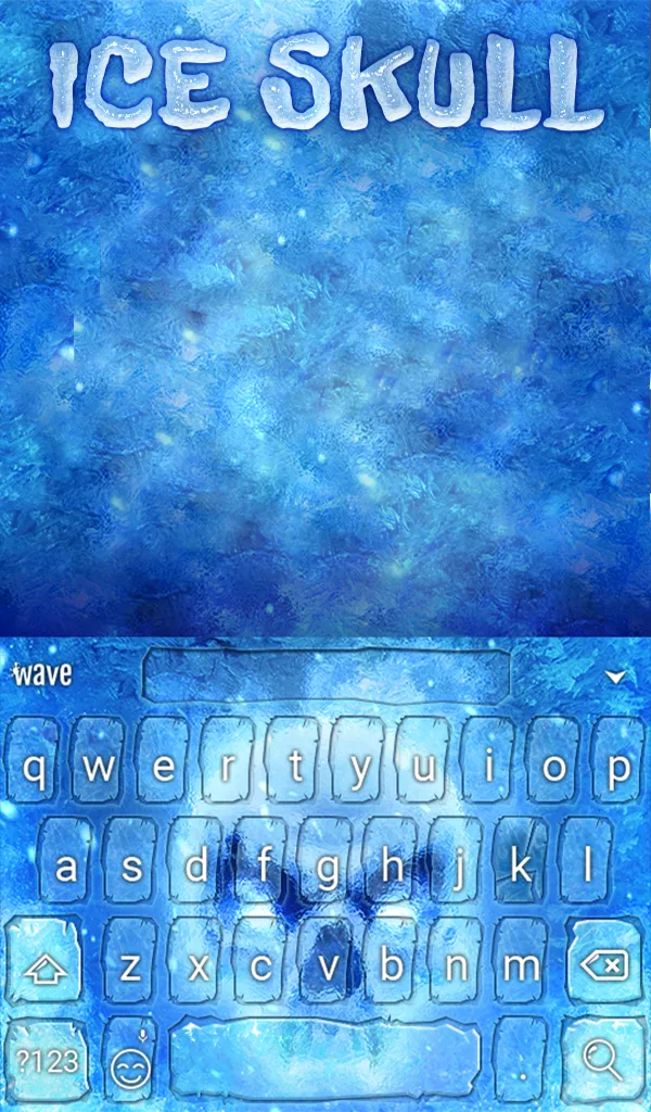 Ice Skull Keyboard & Wallpaper | Indus Appstore | Screenshot