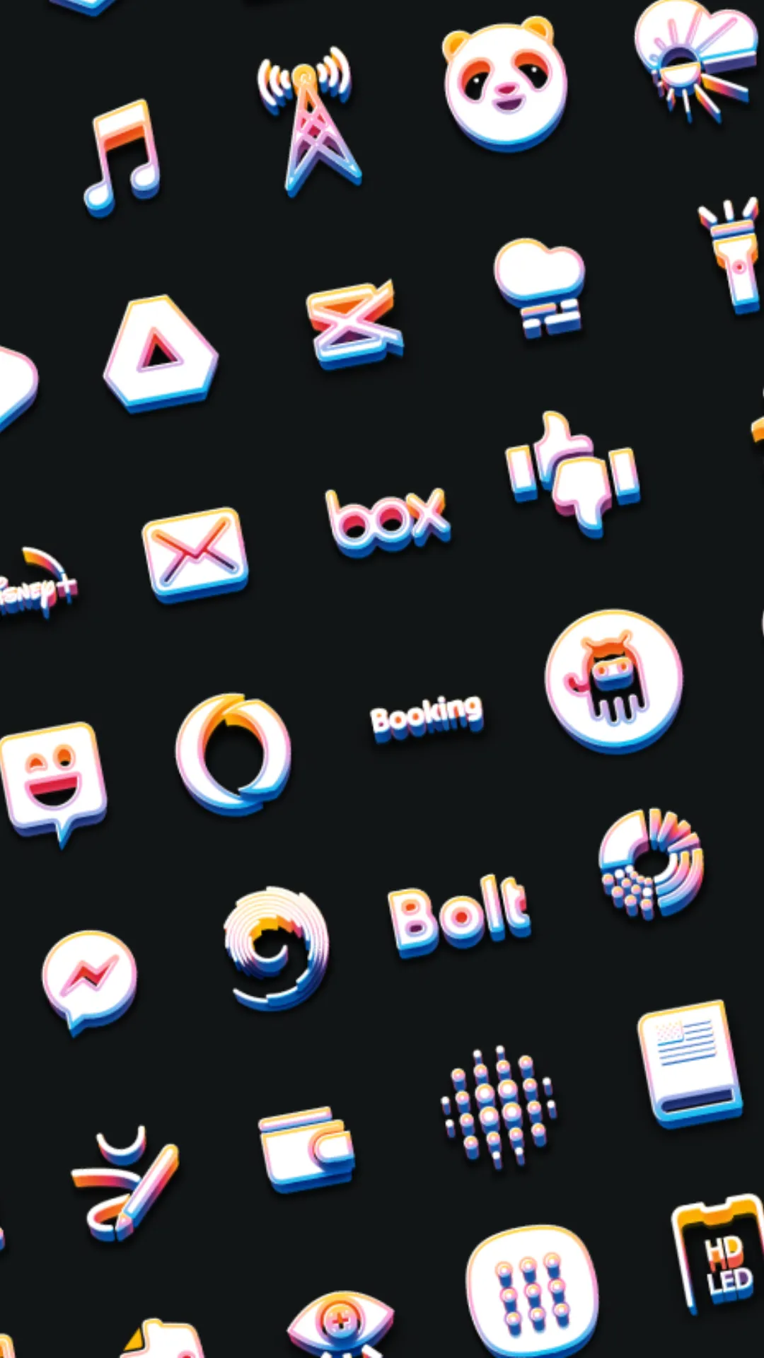 Chromatic HD Icon Pack | Indus Appstore | Screenshot