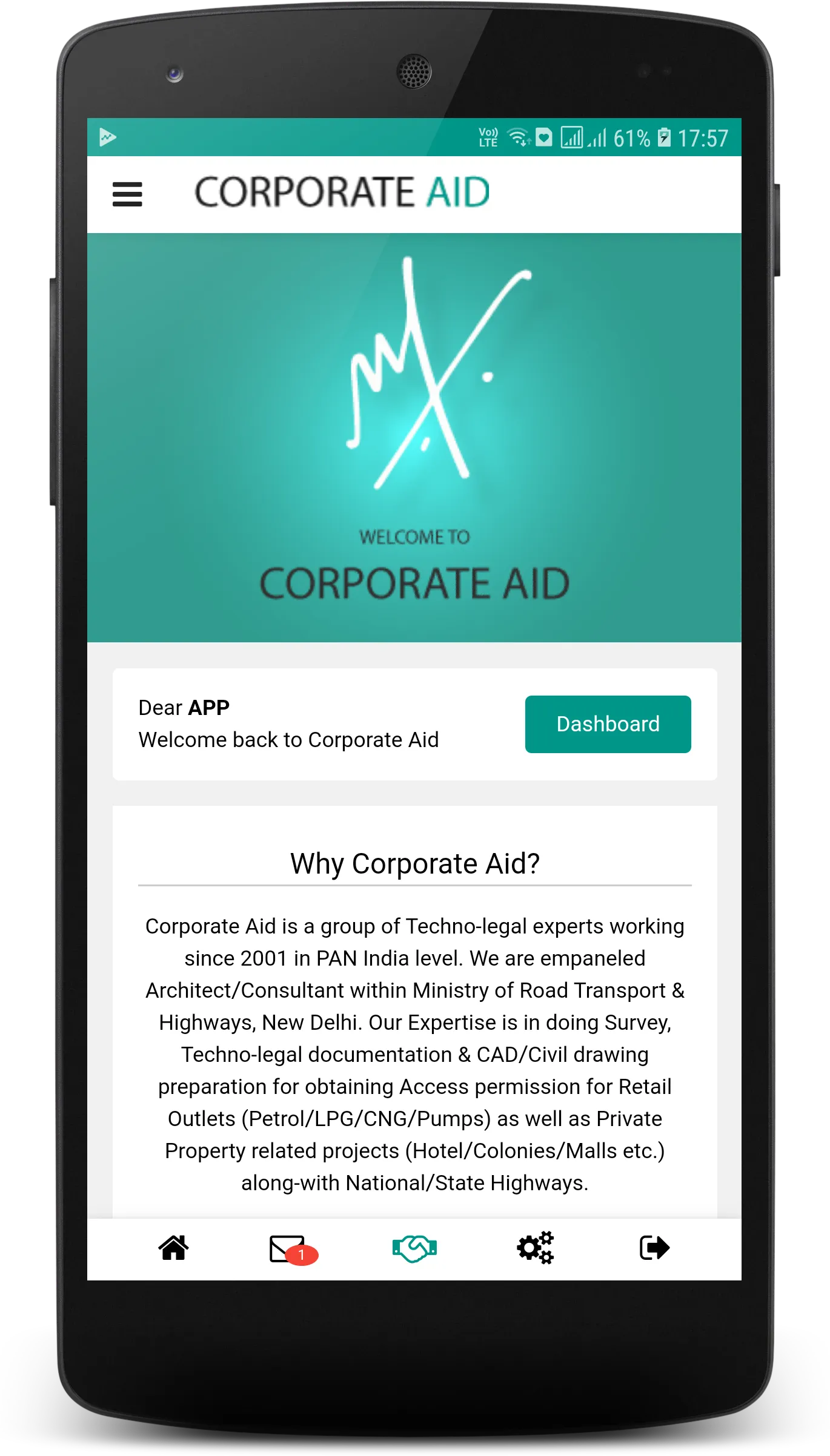 Corporate Aid - National Highw | Indus Appstore | Screenshot