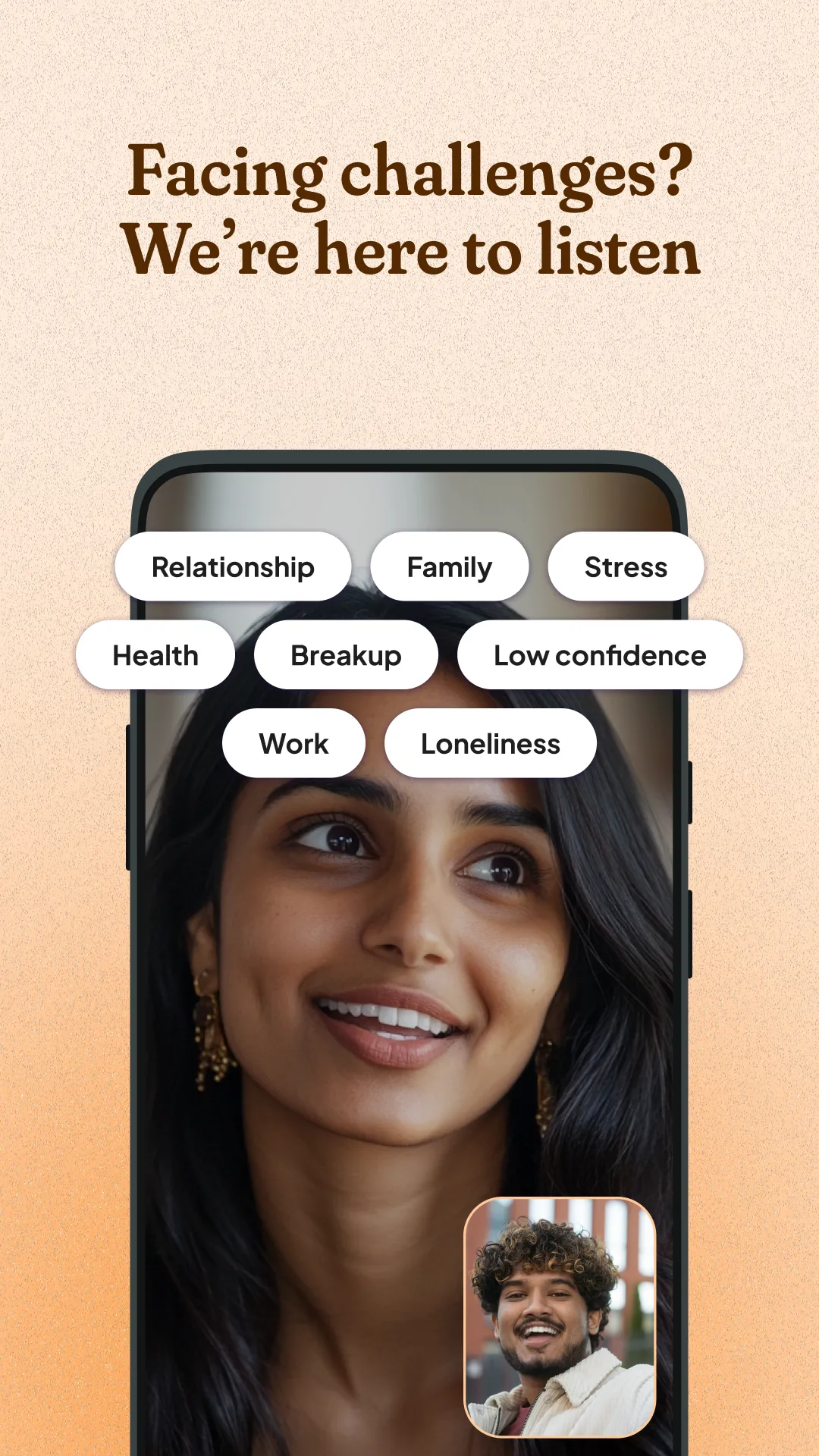 Eaze : Talk & Feel better | Indus Appstore | Screenshot