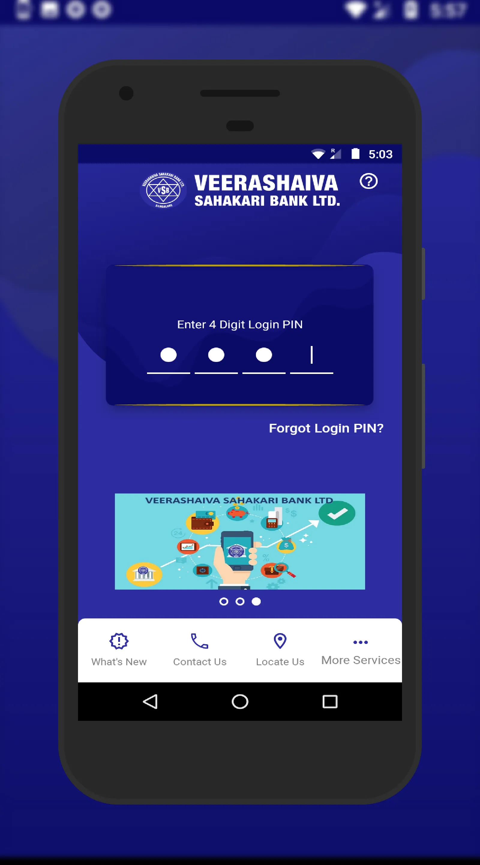 Veerashaiva Sahakari Bank Ltd | Indus Appstore | Screenshot