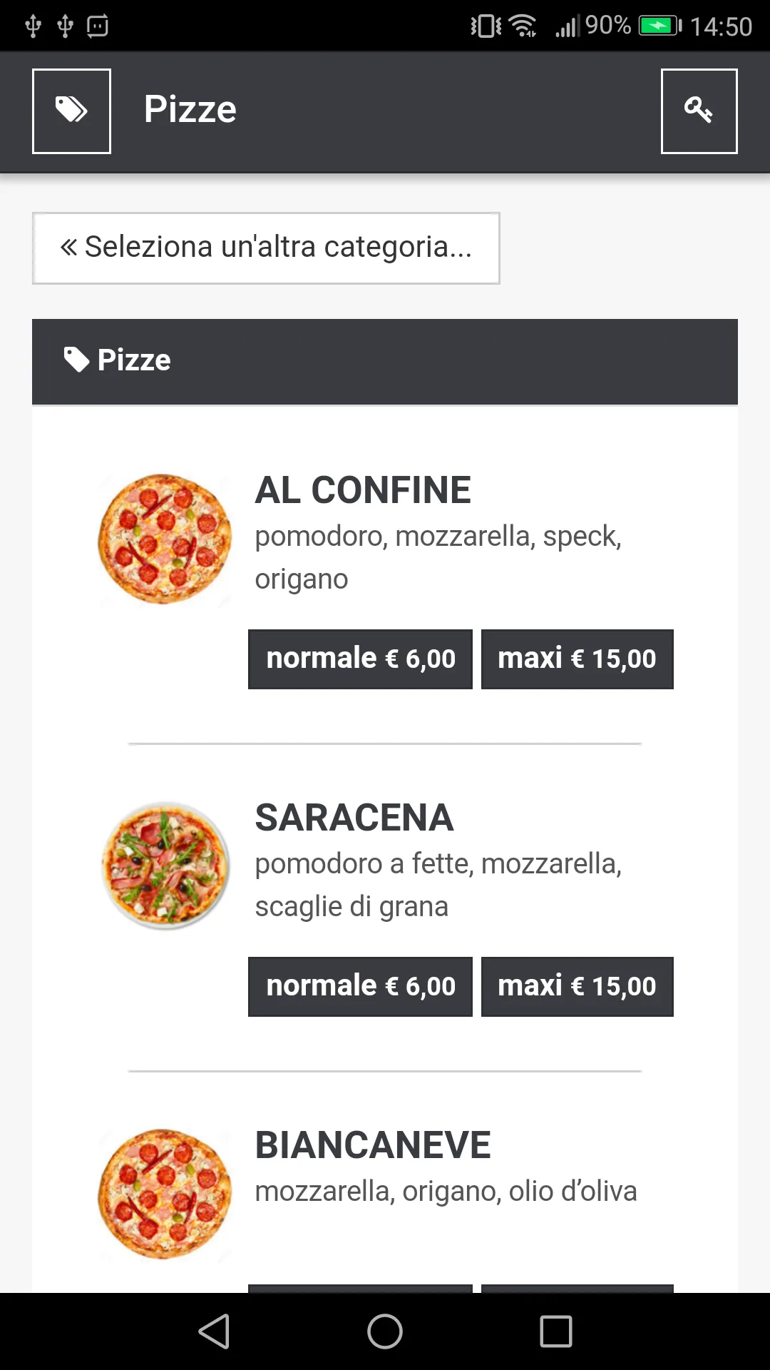 Pizzeria Fiore | Indus Appstore | Screenshot