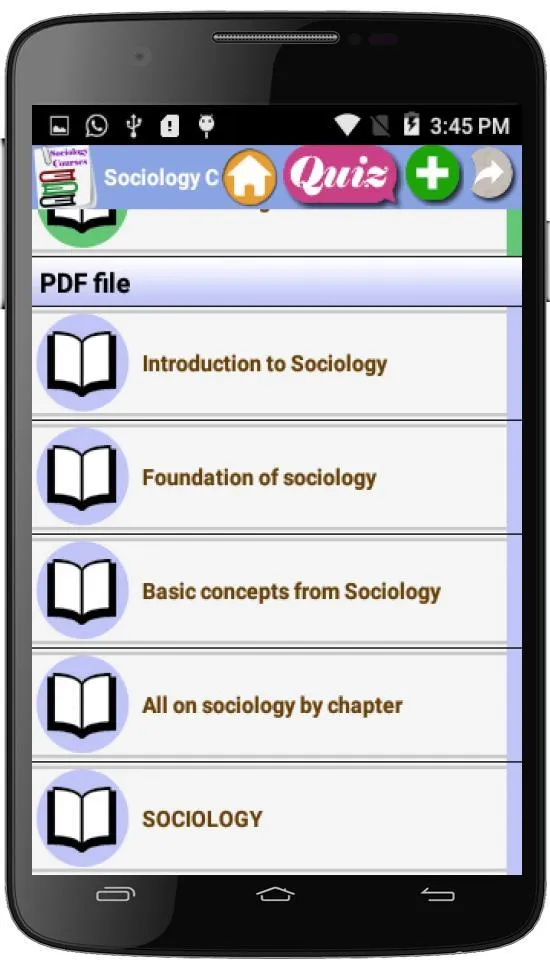 Sociology Courses | Indus Appstore | Screenshot