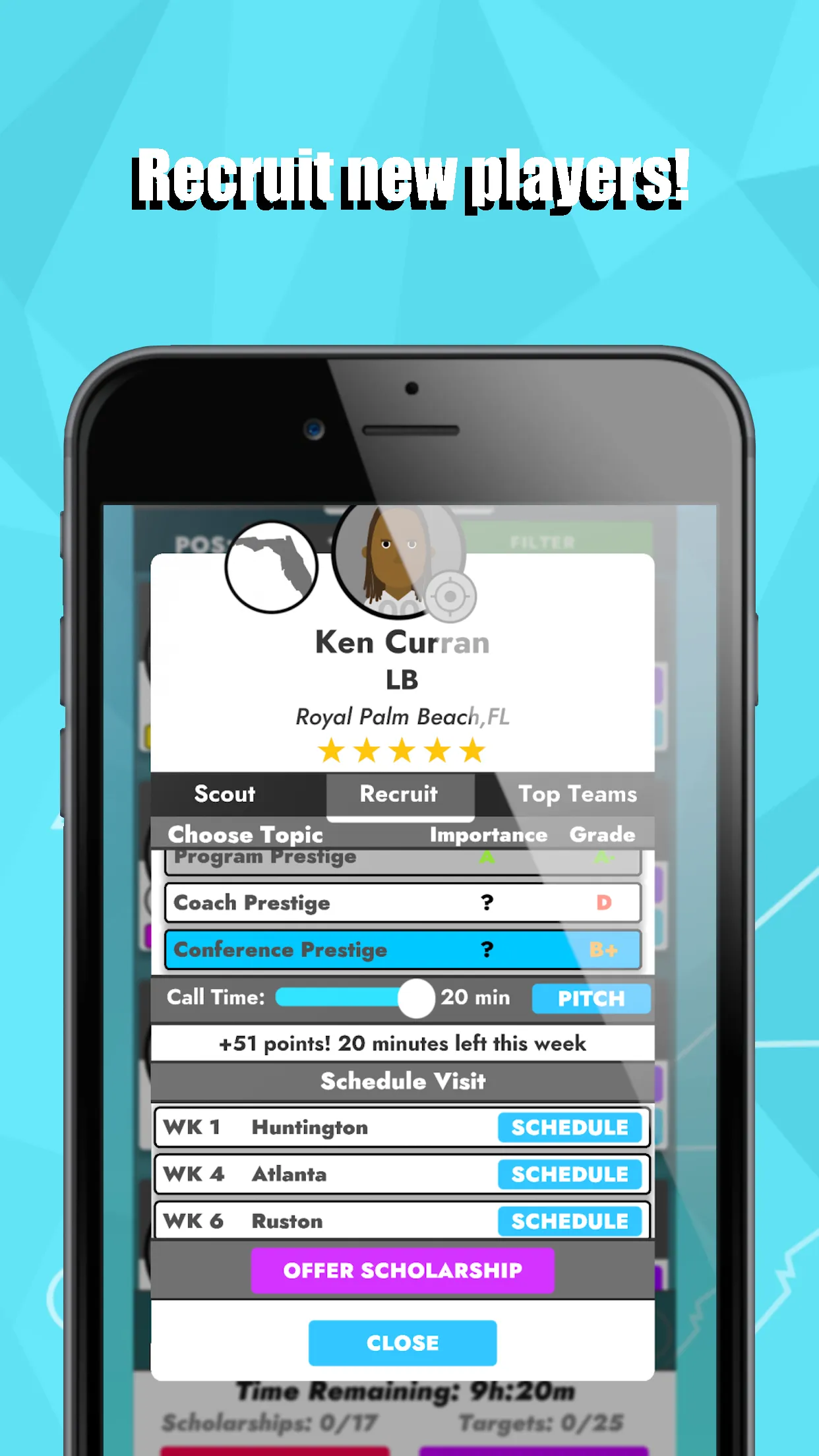 College Football: Dynasty Sim | Indus Appstore | Screenshot