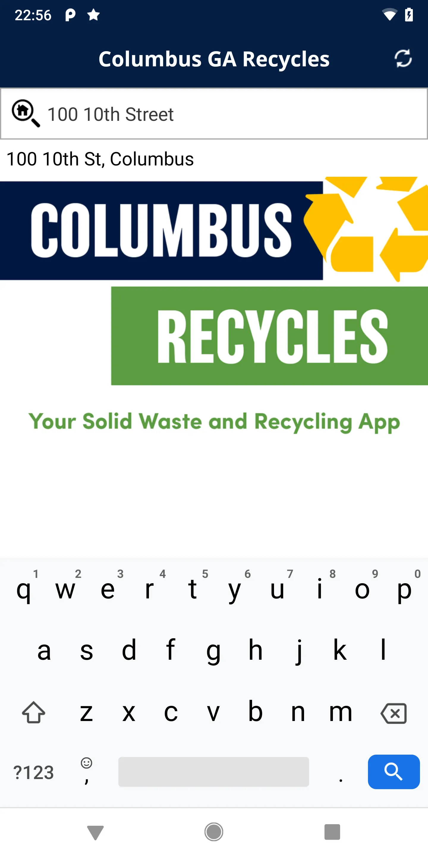 Columbus GA Recycles | Indus Appstore | Screenshot