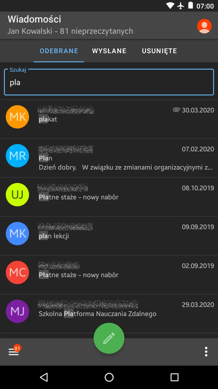 Szkolny.eu - E-dziennik | Indus Appstore | Screenshot