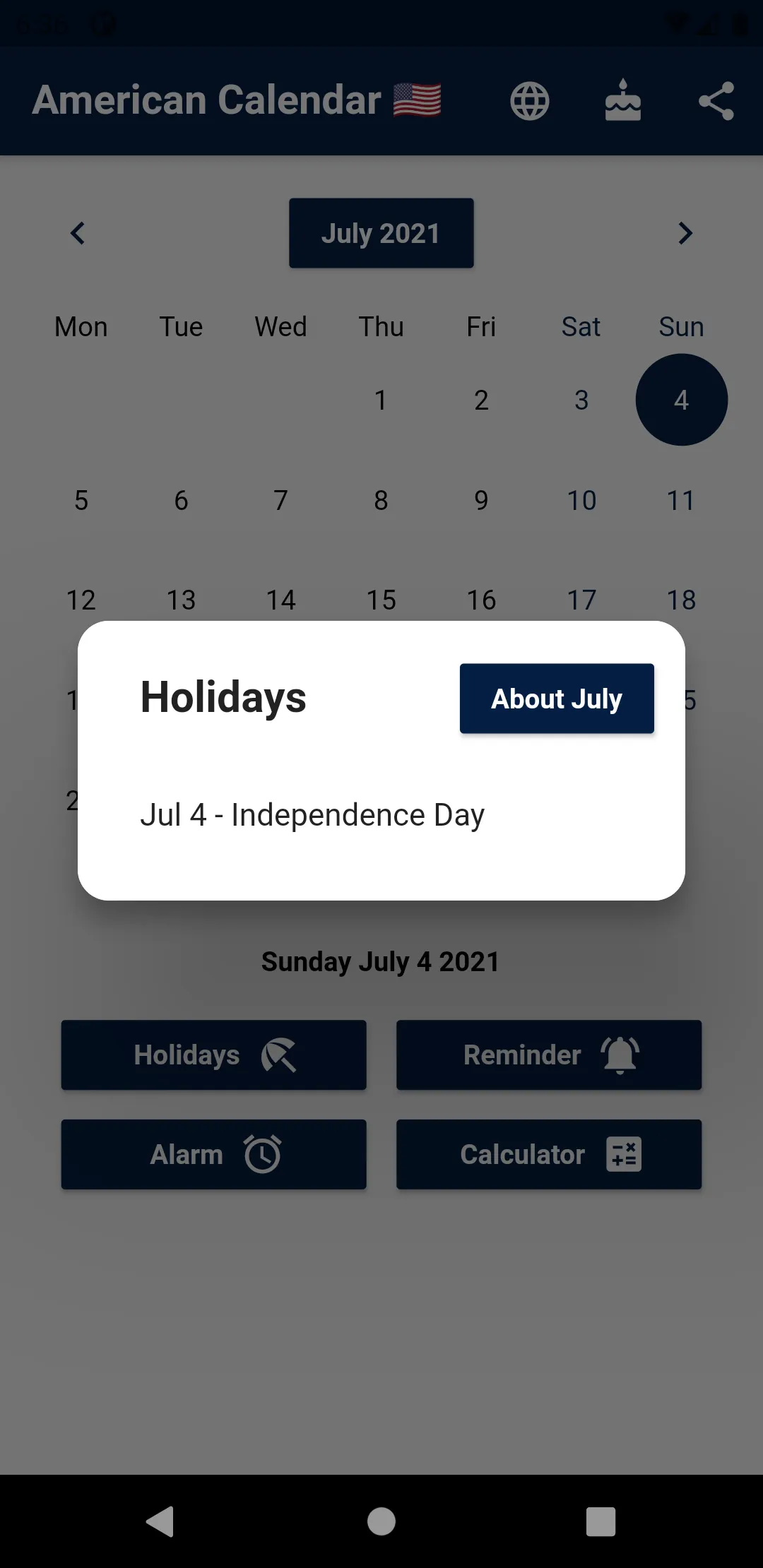 United States Calendar 2024 | Indus Appstore | Screenshot