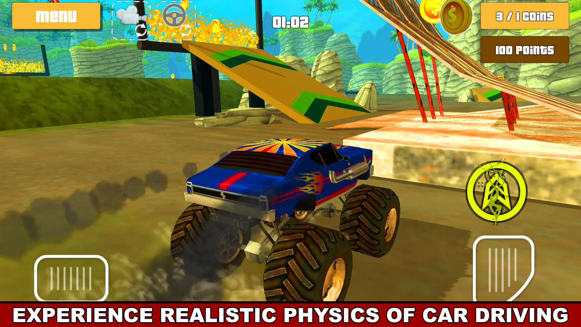 Monster Truck Racing Hero 3D | Indus Appstore | Screenshot