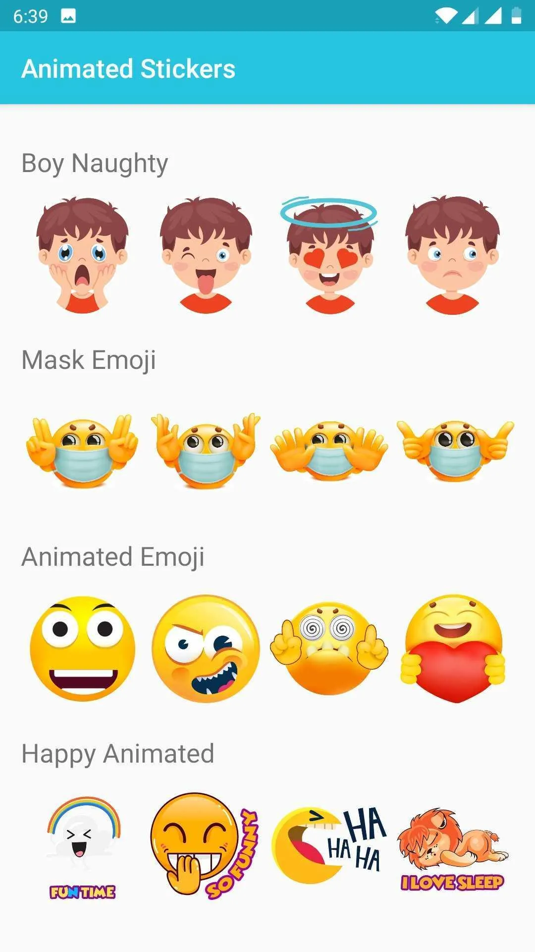 Animated Sticker For WhatsApp | Indus Appstore | Screenshot