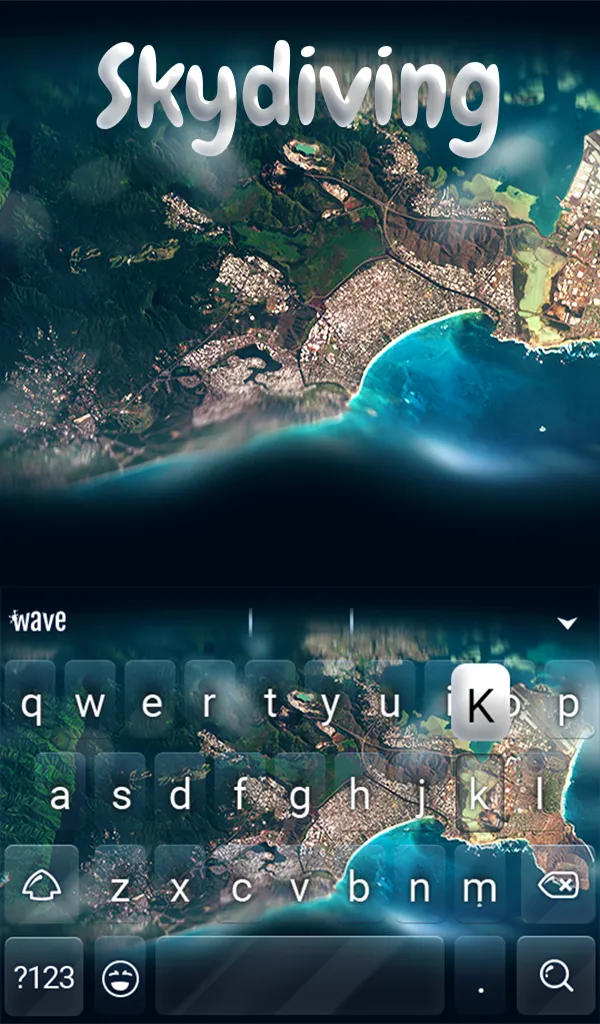 Skydiving Keyboard & Wallpaper | Indus Appstore | Screenshot