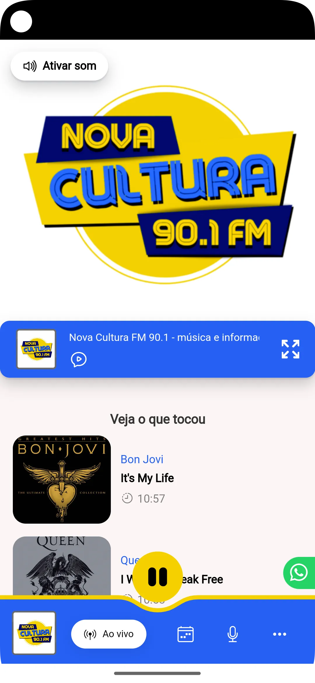 Nova Cultura FM 90.1 | Indus Appstore | Screenshot