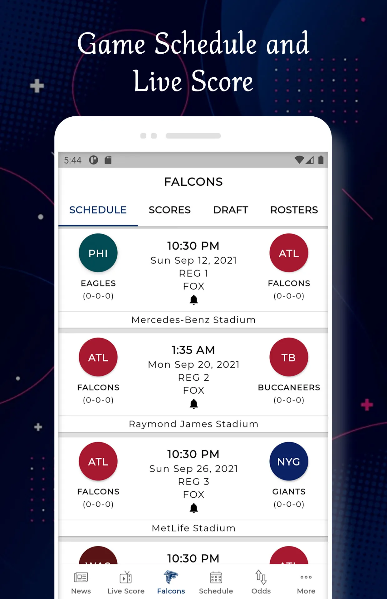 Atlanta - Football Live Score | Indus Appstore | Screenshot