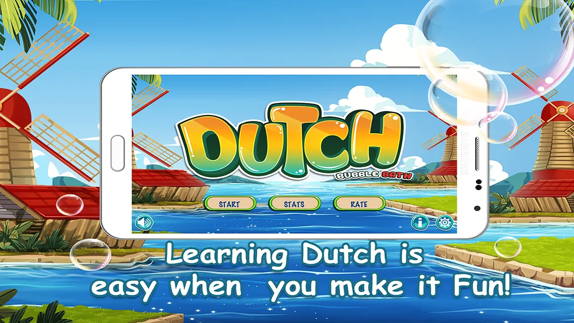 Learn Dutch Bubble Bath Game | Indus Appstore | Screenshot