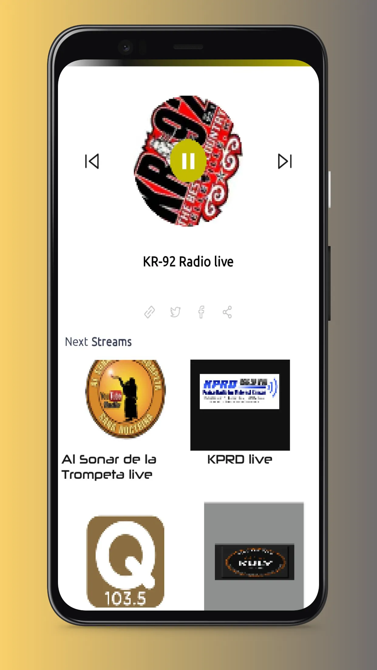 Radio Kansas: Radio Stations | Indus Appstore | Screenshot