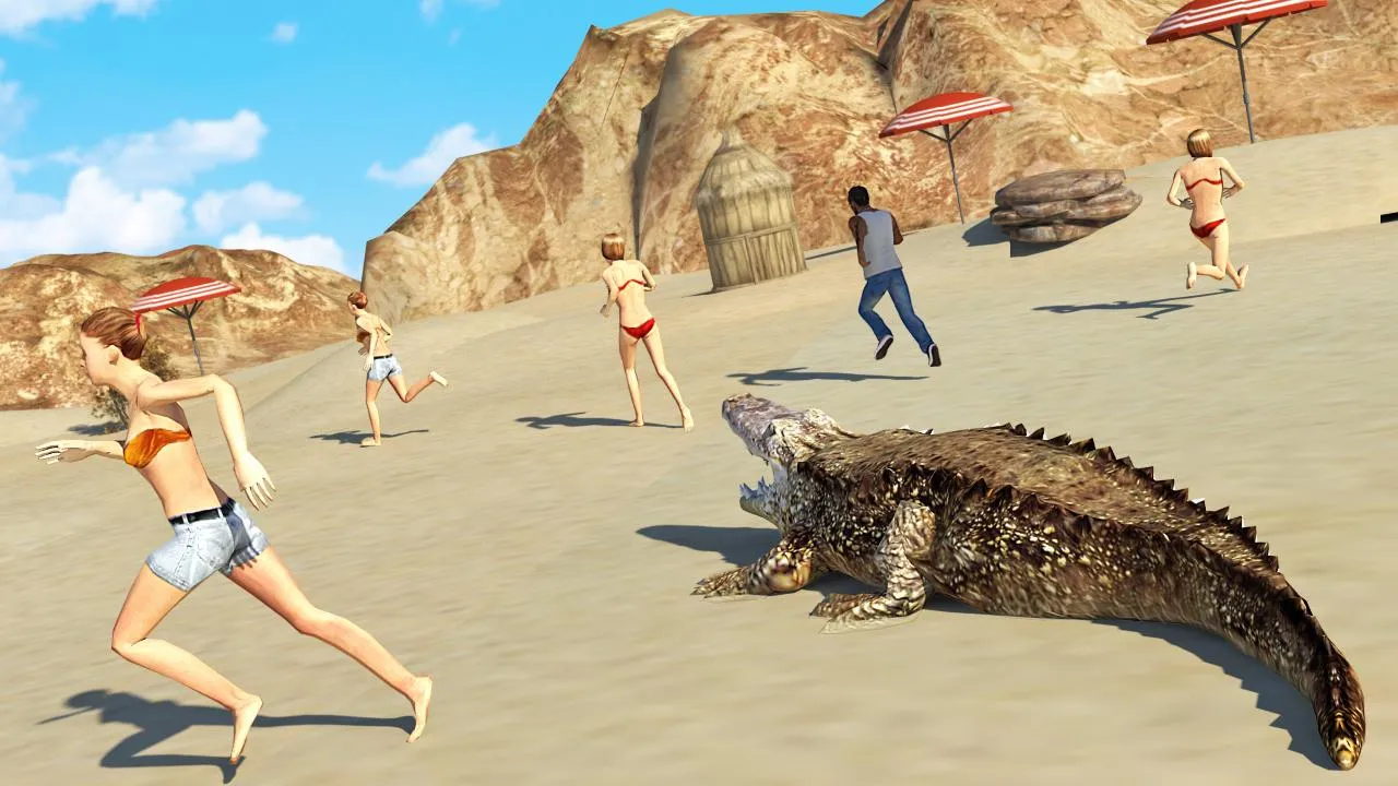 Hungry Crocodile Wild Hunt Sim | Indus Appstore | Screenshot