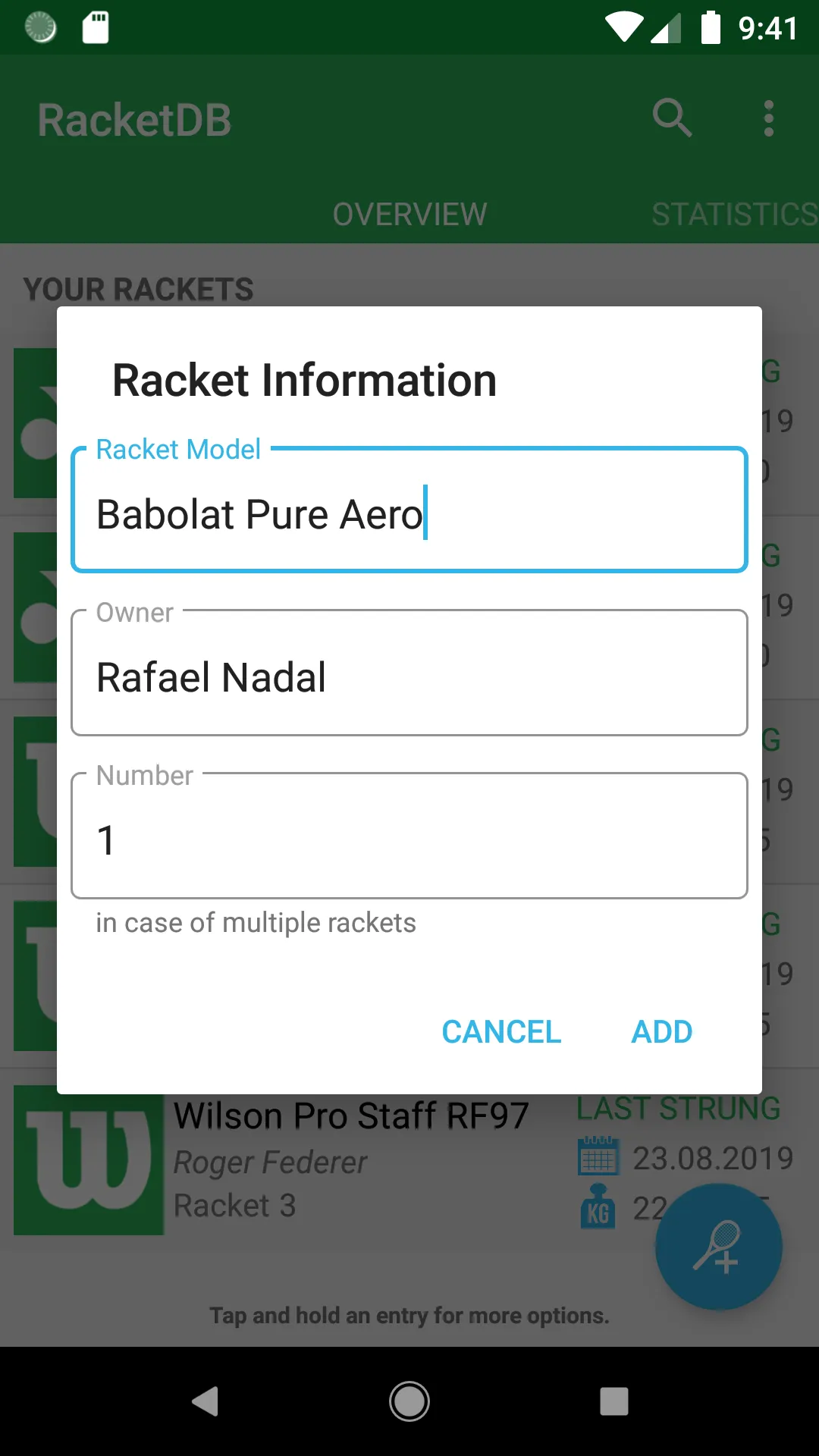 RacketDB | Indus Appstore | Screenshot