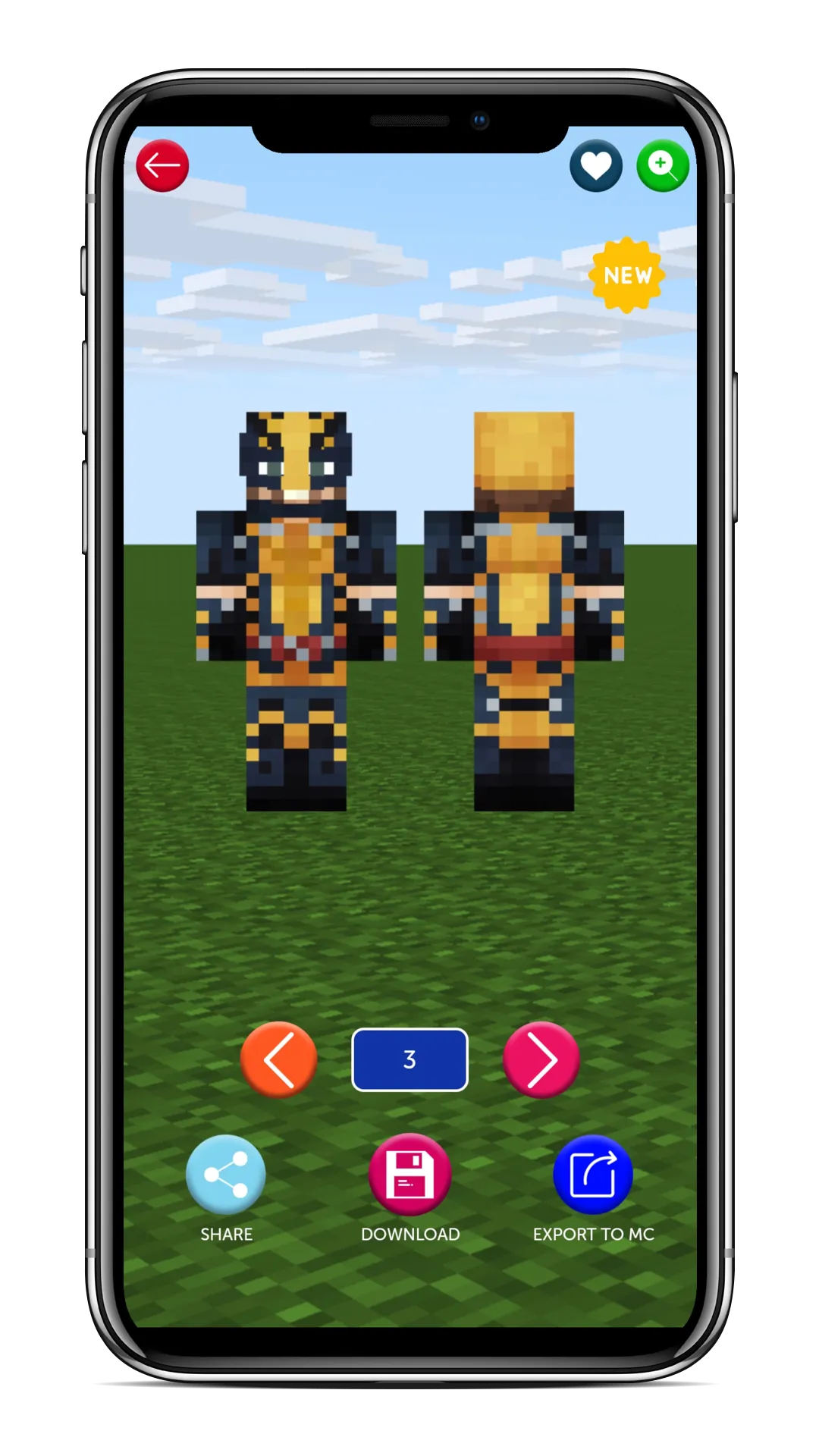 Heroes Skins for Minecraft PE | Indus Appstore | Screenshot