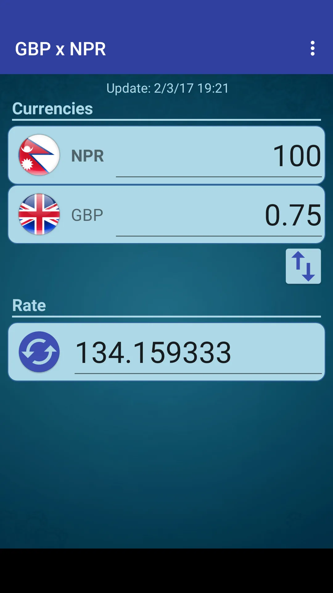 British Pound x Nepalese Rupee | Indus Appstore | Screenshot