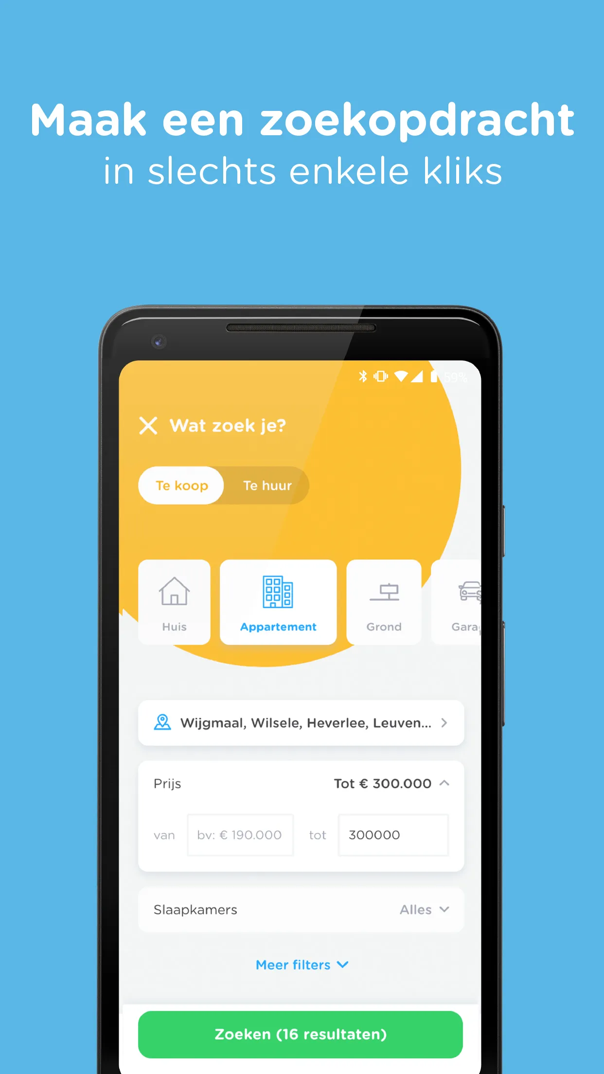Zimmo: immo te koop & te huur | Indus Appstore | Screenshot