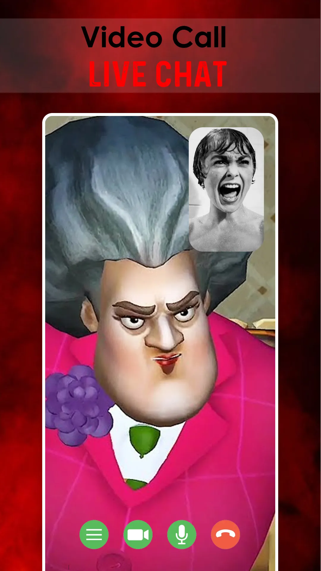 Scary Granny Calling - Fake vi | Indus Appstore | Screenshot