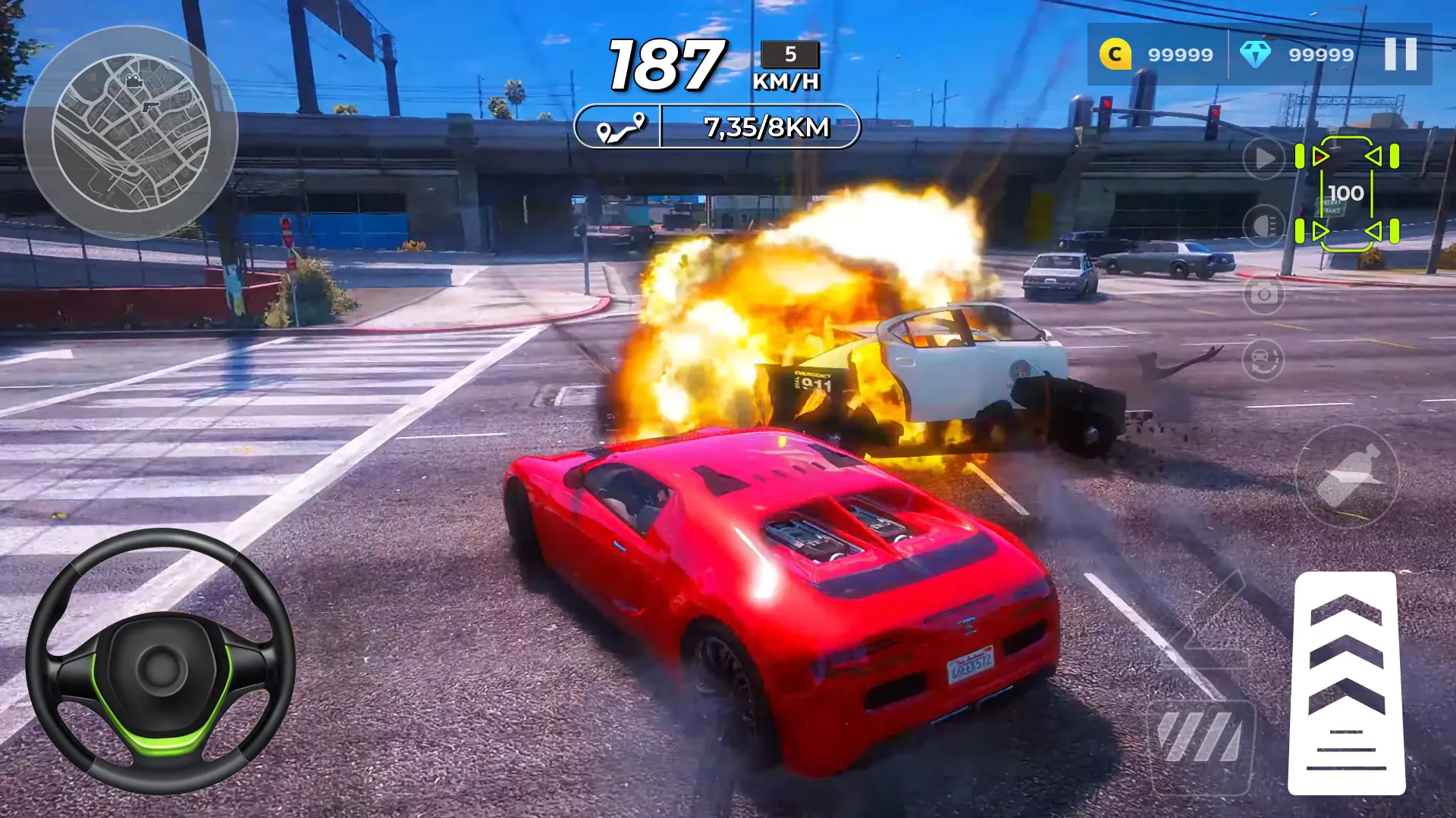 Street Racing Car: Night Vegas | Indus Appstore | Screenshot